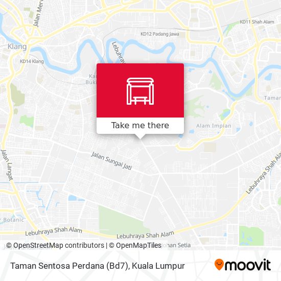 Peta Taman Sentosa Perdana (Bd7)