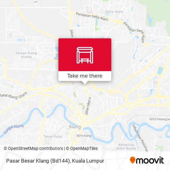 Peta Pasar Besar Klang (Bd144)