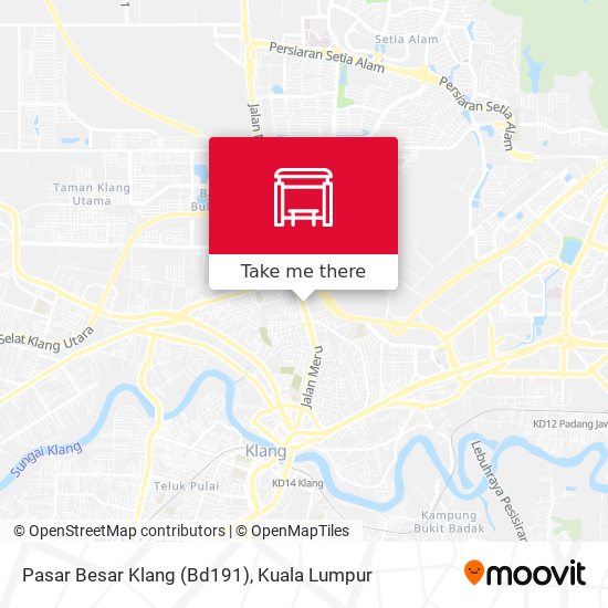 Pasar Besar Klang (Bd191) map