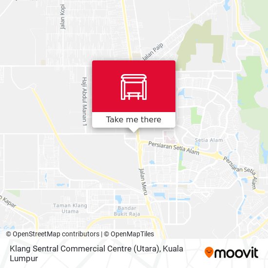 Klang Sentral Commercial Centre (Utara) map