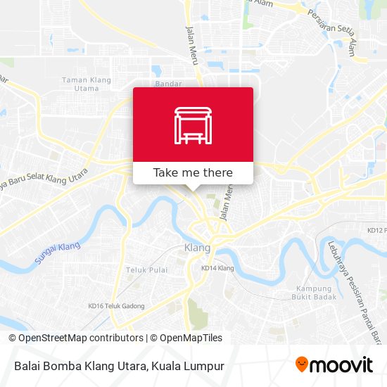 Peta Balai Bomba Klang Utara