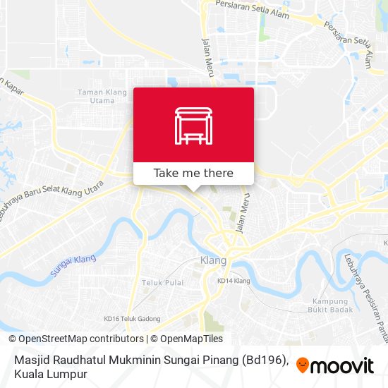 Masjid Raudhatul Mukminin Sungai Pinang (Bd196) map