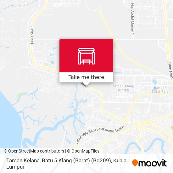 Peta Taman Kelana, Batu 5 Klang (Barat) (Bd209)