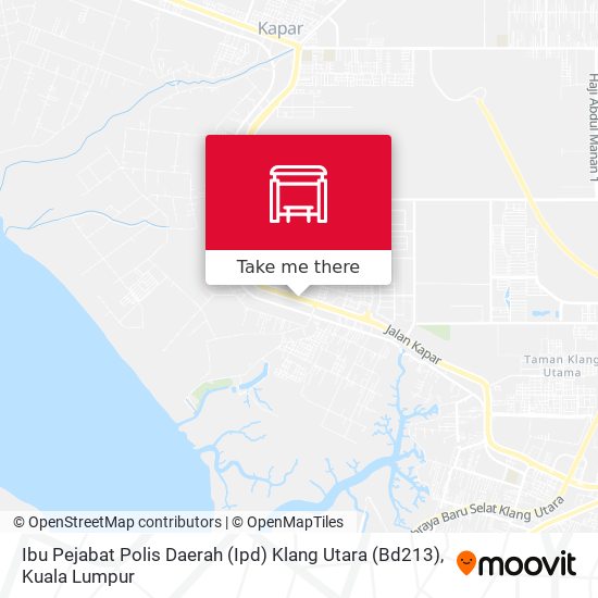 Ibu Pejabat Polis Daerah (Ipd) Klang Utara (Bd213) map
