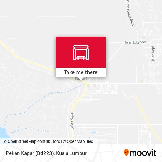 Pekan Kapar (Bd223) map