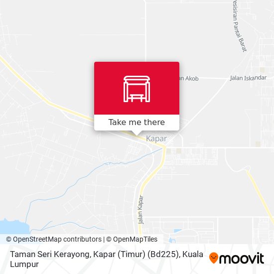 Peta Taman Seri Kerayong, Kapar (Timur) (Bd225)