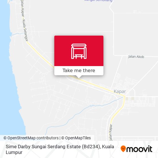Peta Sime Darby Sungai Serdang Estate (Bd234)
