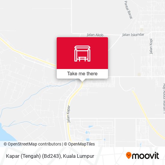 Kapar (Tengah) (Bd243) map