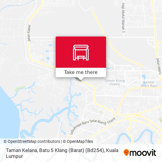 Peta Taman Kelana, Batu 5 Klang (Barat) (Bd254)