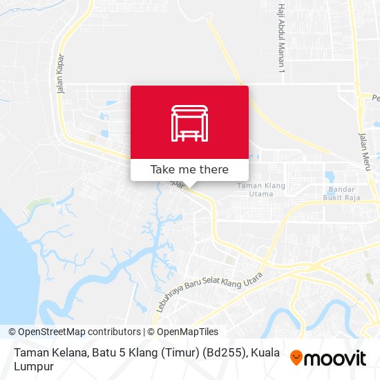 Peta Taman Kelana, Batu 5 Klang (Timur) (Bd255)