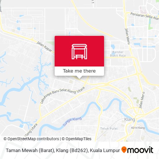 Peta Taman Mewah (Barat), Klang (Bd262)