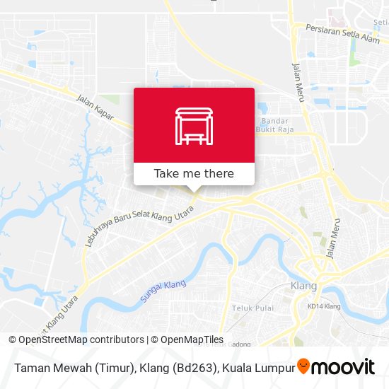 Peta Taman Mewah (Timur), Klang (Bd263)