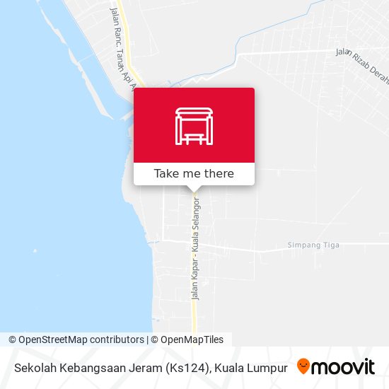 Peta Sekolah Kebangsaan Jeram (Ks124)