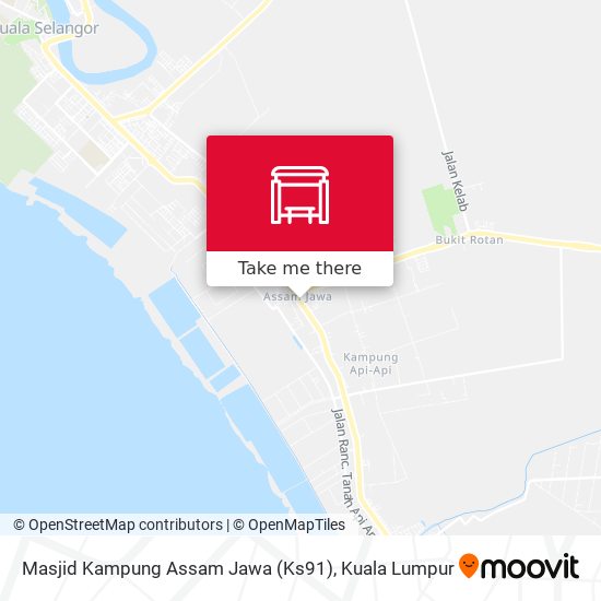 Peta Masjid Kampung Assam Jawa (Ks91)