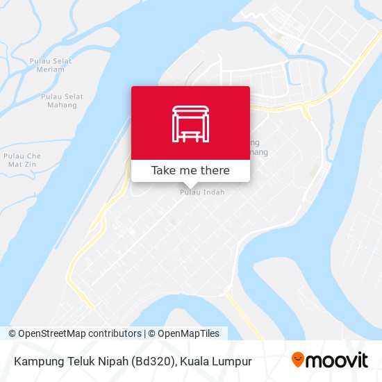 Peta Kampung Teluk Nipah (Bd320)