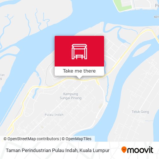 Peta Taman Perindustrian Pulau Indah