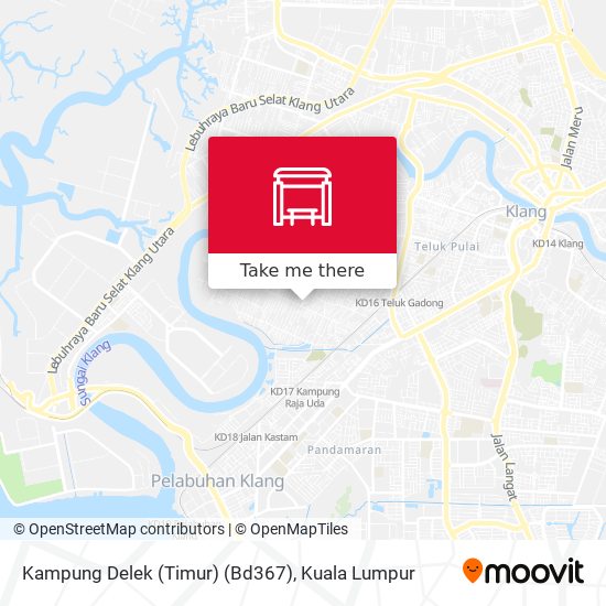 Peta Kampung Delek (Timur) (Bd367)