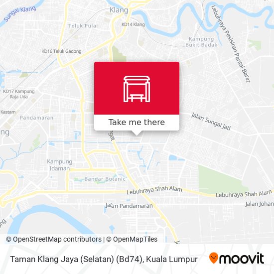 Peta Taman Klang Jaya (Selatan) (Bd74)