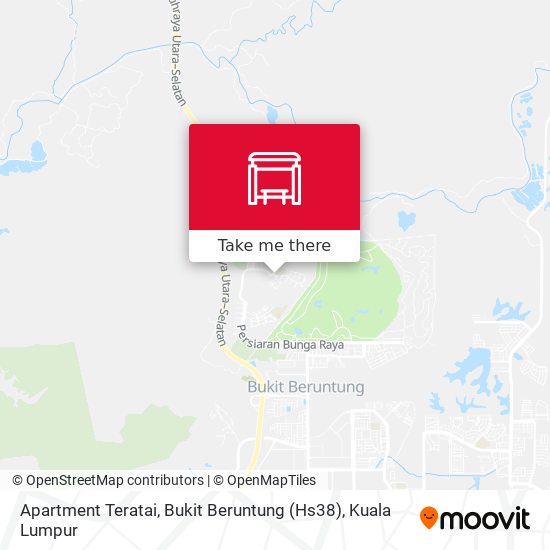 Apartment Teratai, Bukit Beruntung (Hs38) map