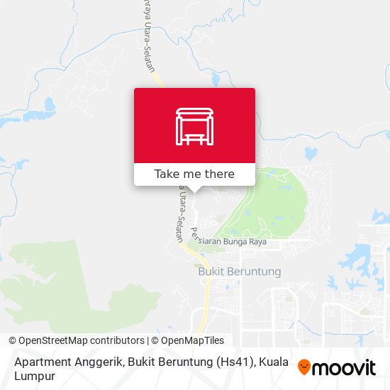 Apartment Anggerik, Bukit Beruntung (Hs41) map