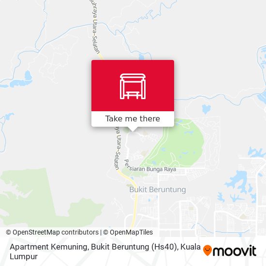 Apartment Kemuning, Bukit Beruntung (Hs40) map