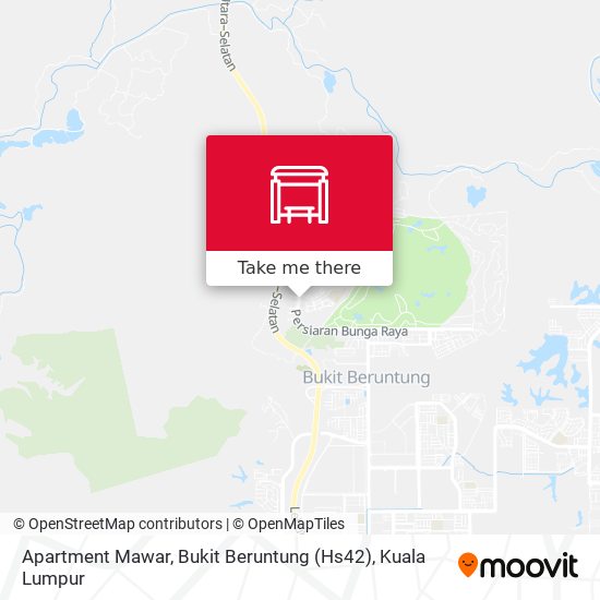 Peta Apartment Mawar, Bukit Beruntung (Hs42)