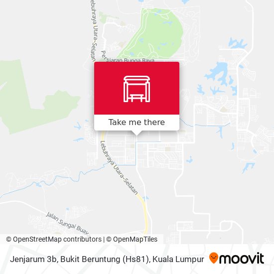 Jenjarum 3b, Bukit Beruntung (Hs81) map