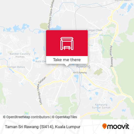 Peta Taman Sri Rawang (Sl414)
