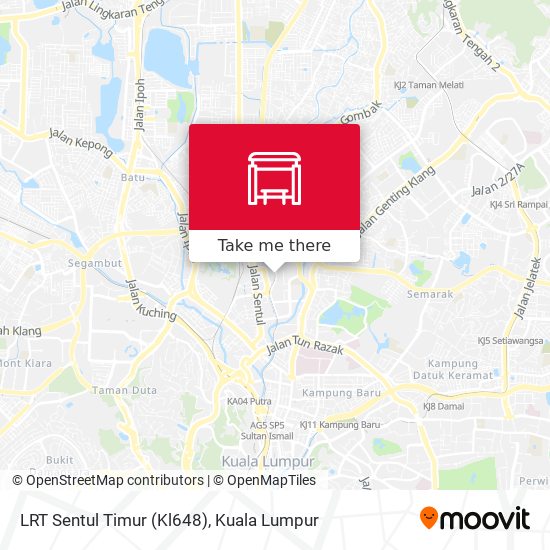 LRT Sentul Timur (Kl648) map