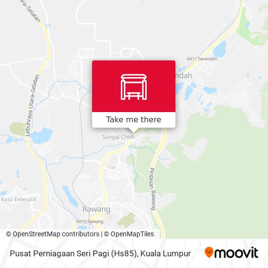 Pusat Perniagaan Seri Pagi (Hs85) map