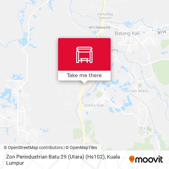 Peta Zon Perindustrian Batu 29 (Utara) (Hs102)