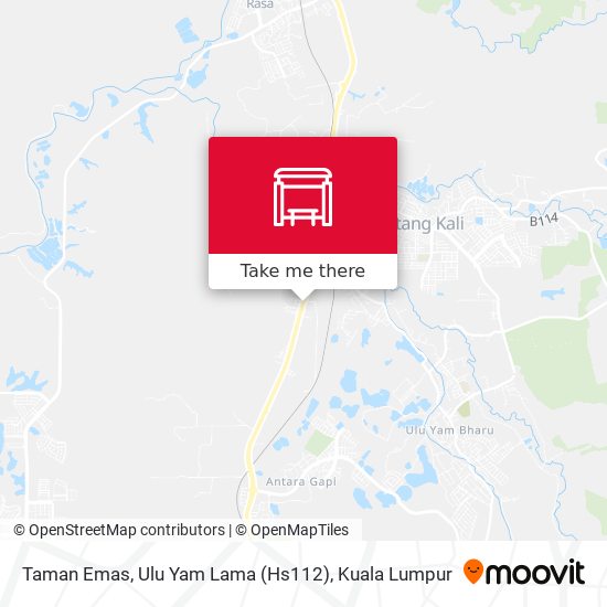 Peta Taman Emas, Ulu Yam Lama (Hs112)