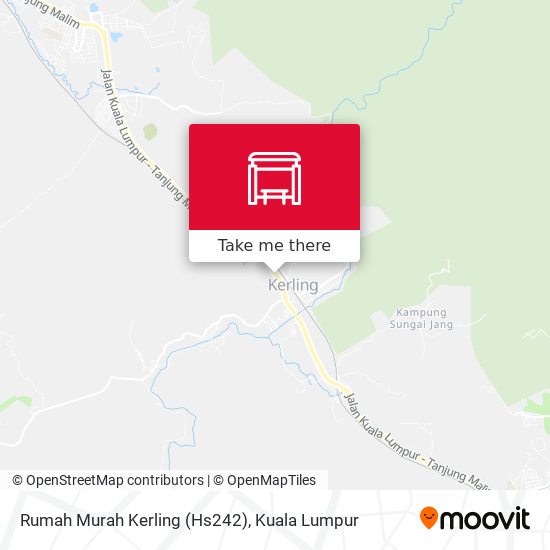 Peta Rumah Murah Kerling (Hs242)