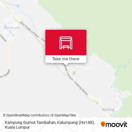 Kampung Gumut Tambahan, Kalumpang (Hs148) map