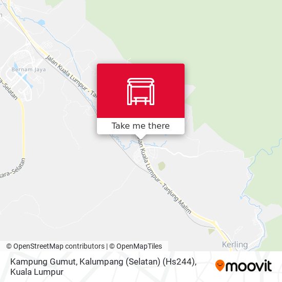Peta Kampung Gumut, Kalumpang (Selatan) (Hs244)