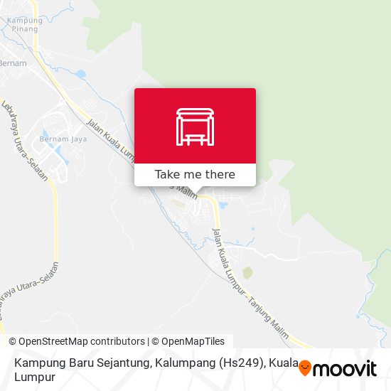 Kampung Baru Sejantung, Kalumpang (Hs249) map