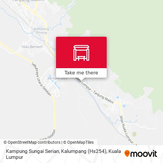 Peta Kampung Sungai Serian, Kalumpang (Hs254)