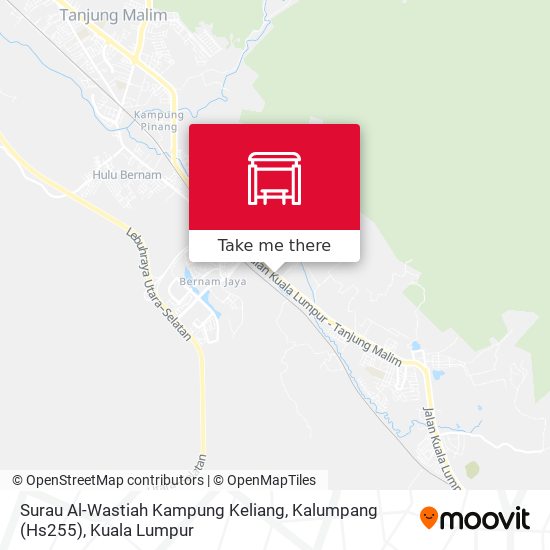 Peta Surau Al-Wastiah Kampung Keliang, Kalumpang (Hs255)