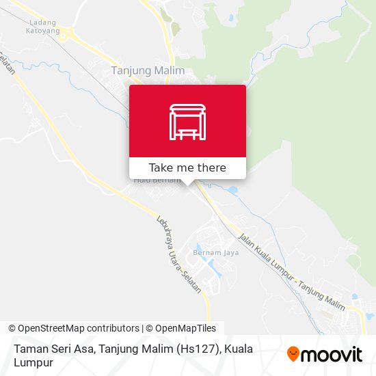 Peta Taman Seri Asa, Tanjung Malim (Hs127)