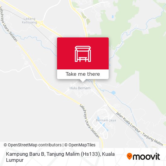 Peta Kampung Baru B, Tanjung Malim (Hs133)