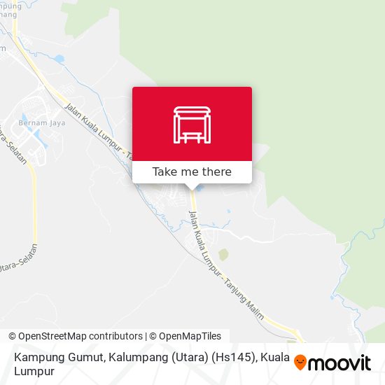 Peta Kampung Gumut, Kalumpang (Utara) (Hs145)
