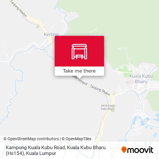 Peta Kampung Kuala Kubu Road, Kuala Kubu Bharu (Hs154)