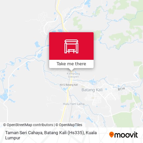 Peta Taman Seri Cahaya, Batang Kali (Hs335)
