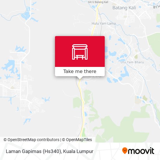 Laman Gapimas (Hs340) map