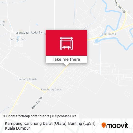 Peta Kampung Kanchong Darat (Utara), Banting (Lg34)