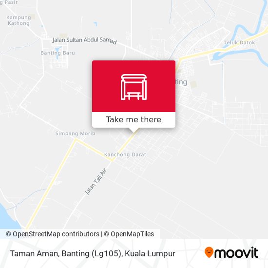 Peta Taman Aman, Banting (Lg105)