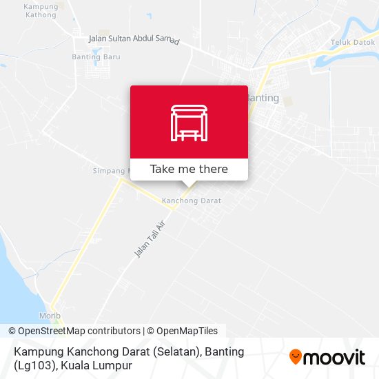 Kampung Kanchong Darat (Selatan), Banting (Lg103) map