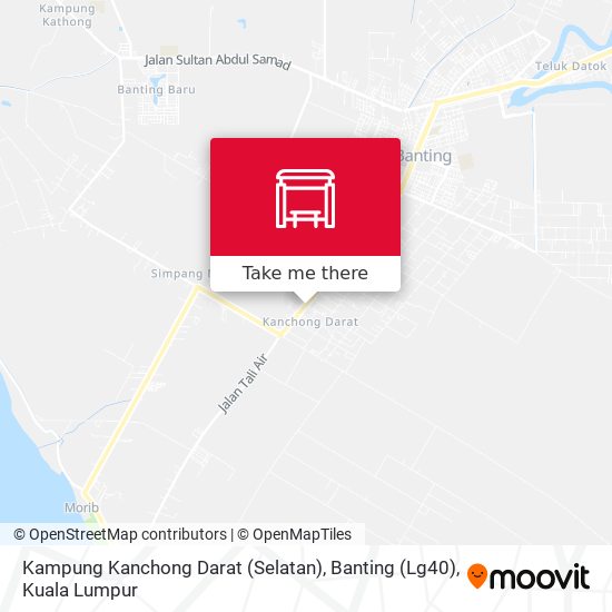 Kampung Kanchong Darat (Selatan), Banting (Lg40) map