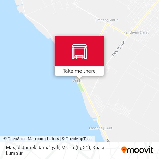 Masjid Jamek Jama'Iyah, Morib (Lg51) map
