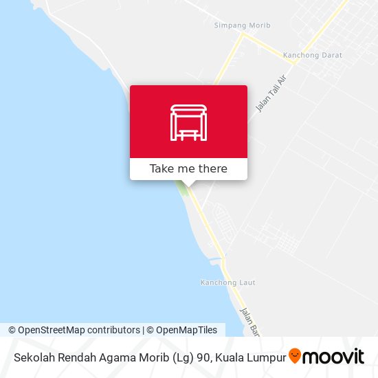 Peta Sekolah Rendah Agama Morib (Lg) 90
